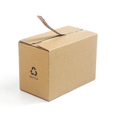 Wholesale Recycled Corrugated Zipper Paper Cartons Box Custom Logo Packaging Printed Shipping Kraft Boxes