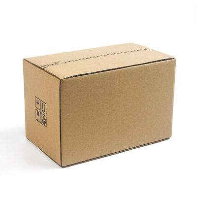 Custom Easy Folded Cardboard Zipper Carton Box Corrugated With Tear Off Strip And Adhesive Tapes