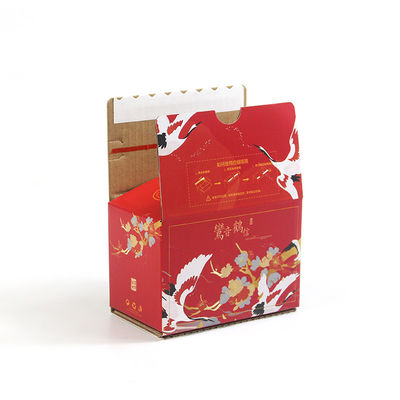 Natural Brown Kraft Paper Zipper Tear Open Box Triple Wall Cardboard Zipper Carton Box