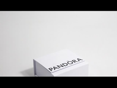 한 단계 형성 하얀 접는 자기 선물 상자